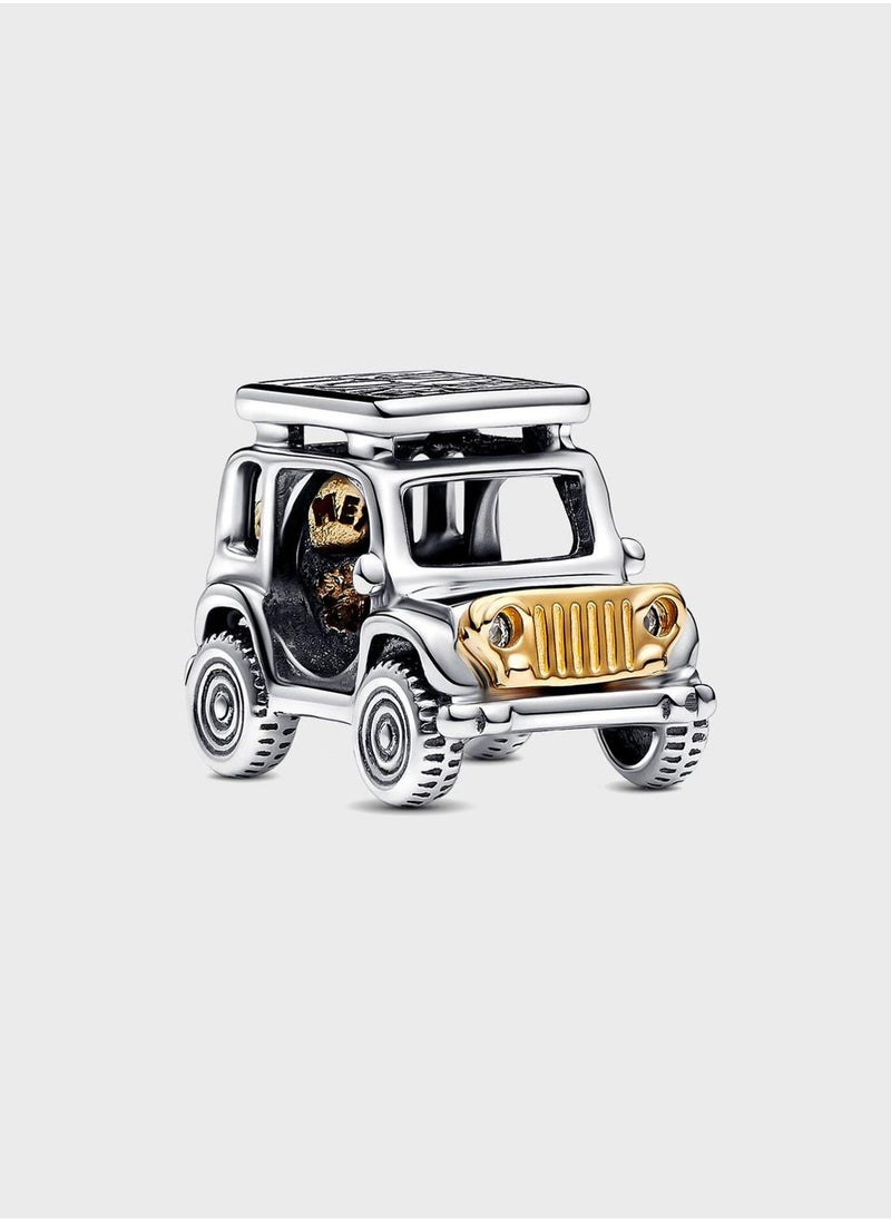 PANDORA Two-Tone Adventure Car Charm - Image 1