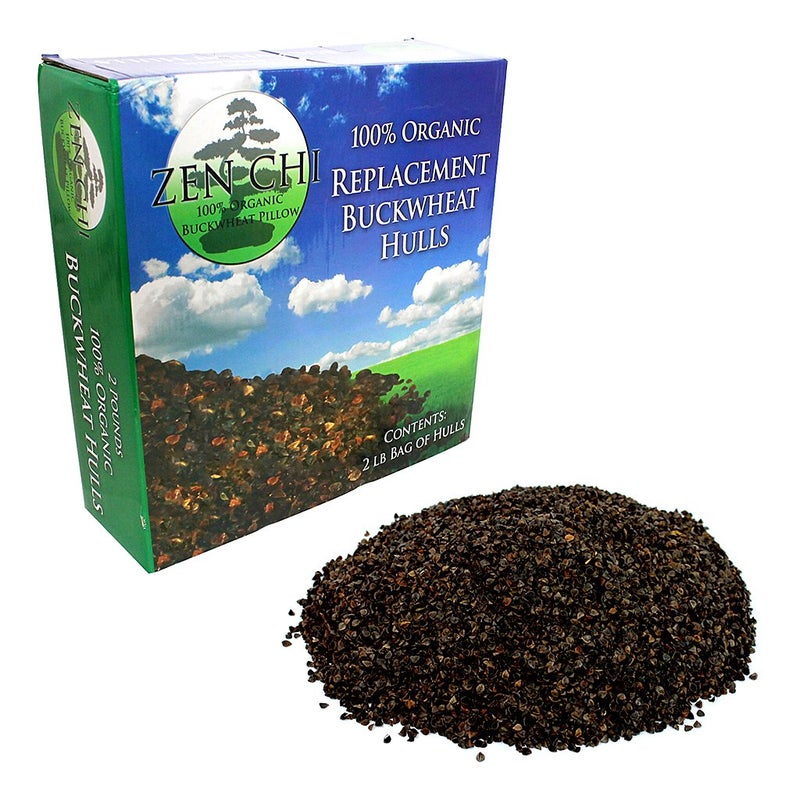 Buckwheat Pillow Replacement Hulls Zen Chi 100 Organic Premium Buckwheat Hulls  2 Lb Refill Bag