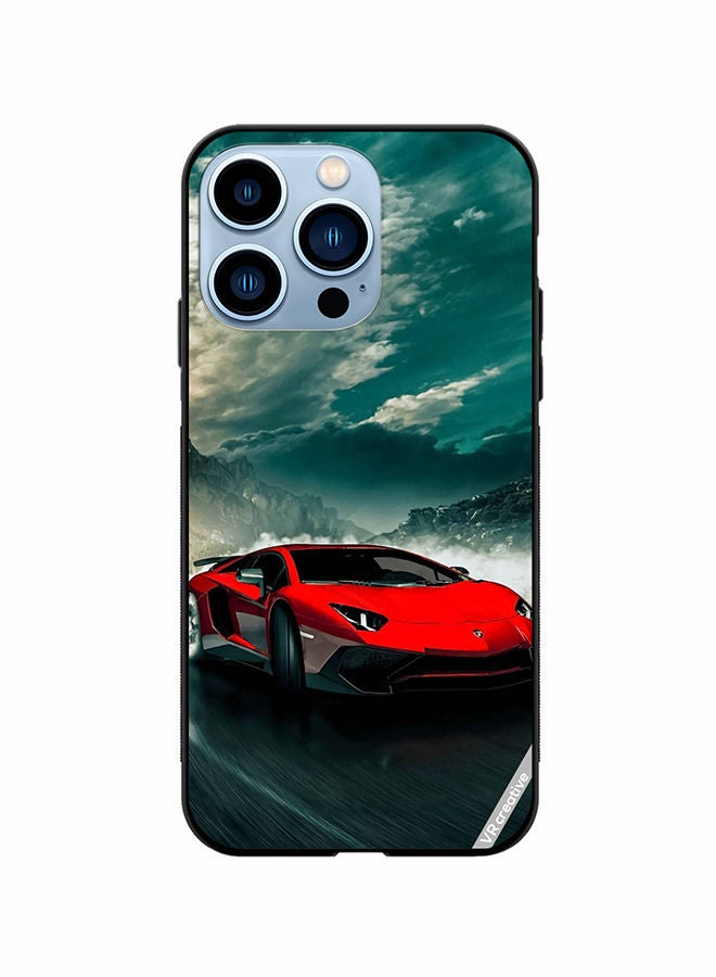 VR CREATIVE Protective Case Cover For Apple iPhone 14 Pro Max Lambo1 Design Multicolour - Image 1