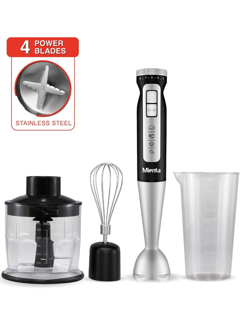 Mienta - Hand Blender - Set -1000W - HB111038A - Image 1