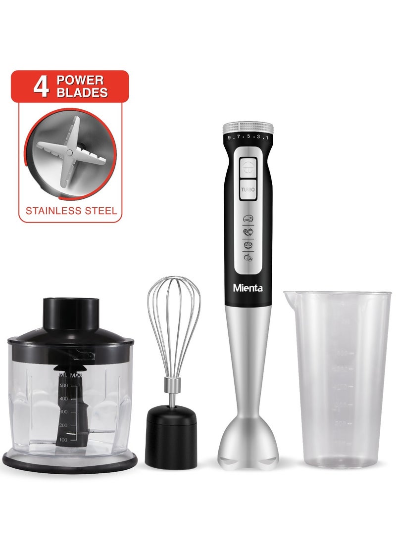 Mienta - Hand Blender - Set -1000W - HB111038A - Image 1