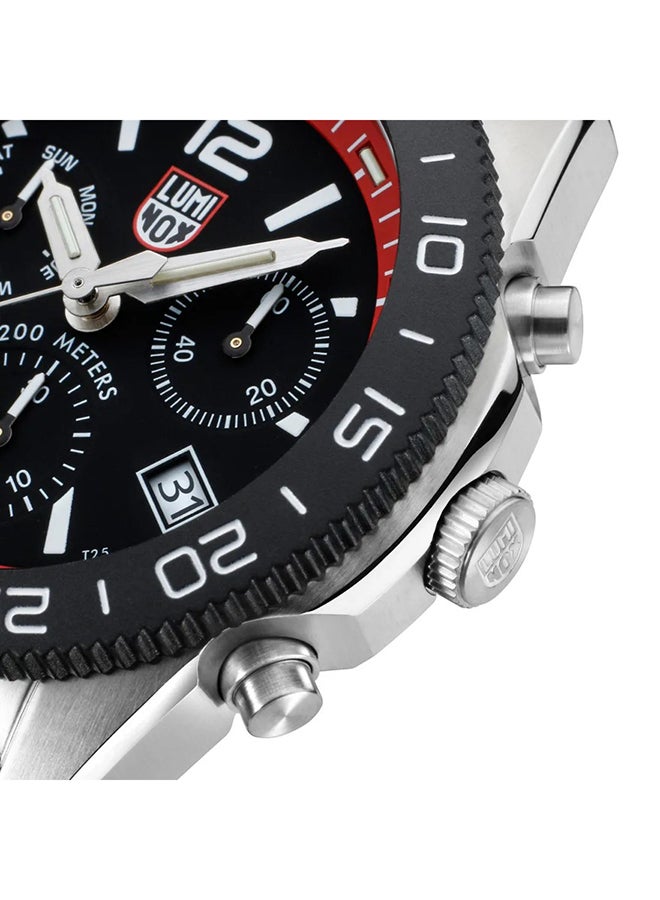 Luminox Men's Chronograph Round Shape Rubber Wrist Watch XS.3155 - 44 Mm - Image 3