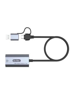 GO-DES GD-6836 RJ45 to Type-C and USB-A Gigabit Ethernet Adapter Cable (1000Mbps)  - Image 2