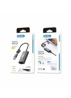 GO-DES GD-6836 RJ45 to Type-C and USB-A Gigabit Ethernet Adapter Cable (1000Mbps)  - Image 4