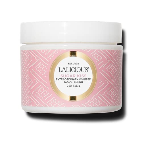 LaLicious Sugar Kiss Extraordinary Whipped Sugar Scrub - Cane Sugar Body & Foot Scrub, Exfoliating & Moisturizing Skin Care with Coconut Oil & Honey, No Parabens (2oz) - Image 1