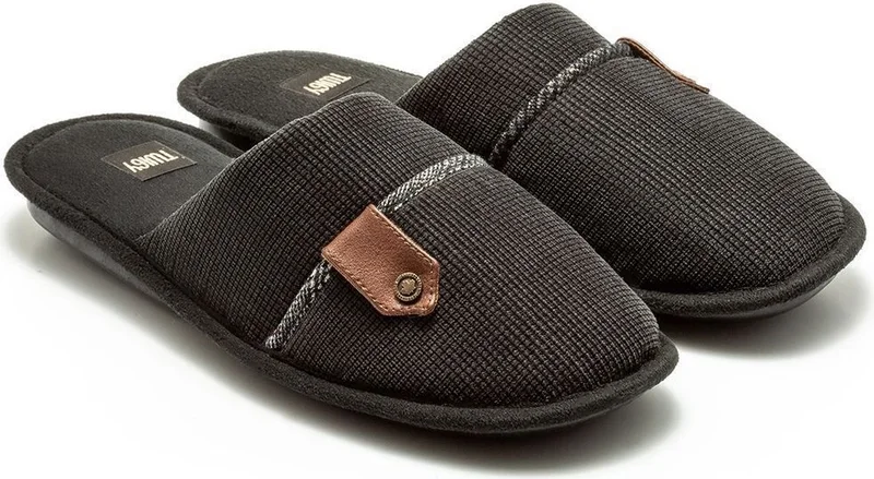 تويجي Fidel Men's Home Slippers Black 41/46 YY0177