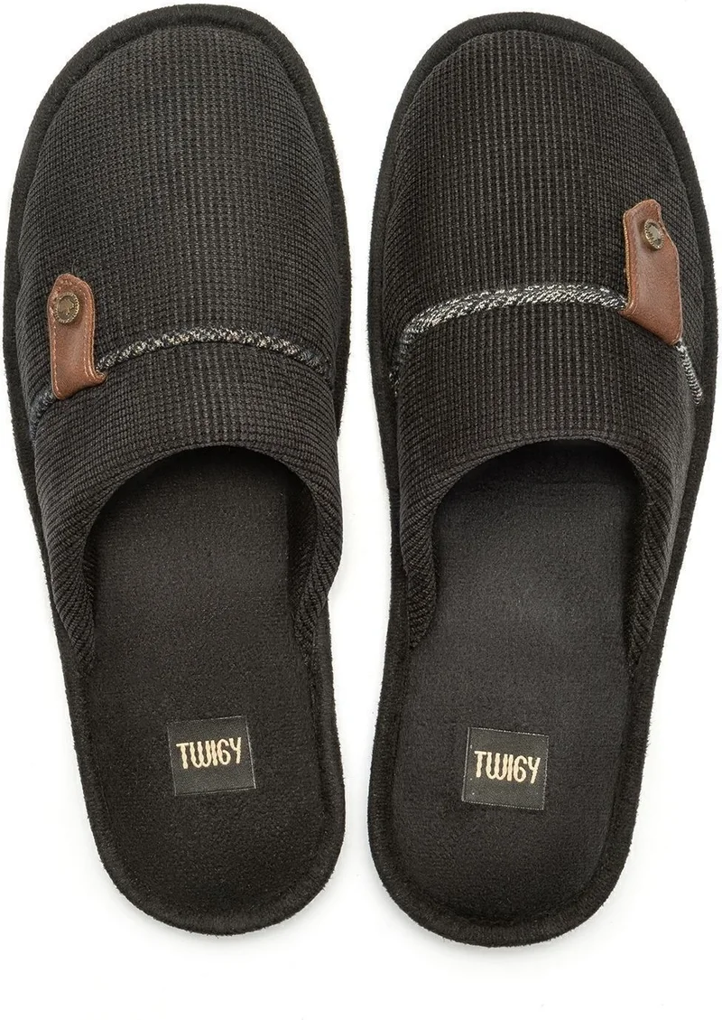 تويجي Fidel Men's Home Slippers Black 41/46 YY0177
