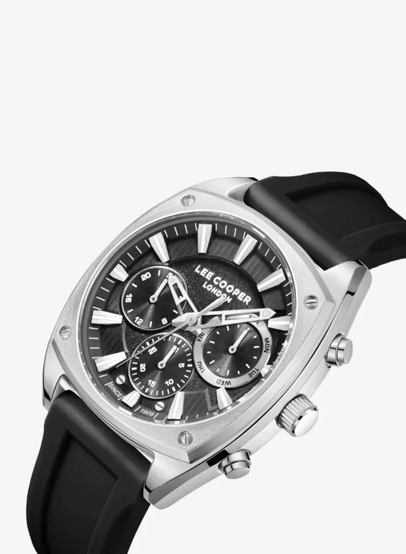 Lee Cooper Men's Silicone Multi Function Watch LC08237.361 - 43x50,5 mm