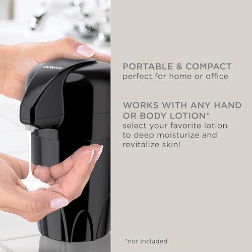 CONAIR True Glow by Conair Lotion Warmer Heated Lotion Dispenser for Body and Hand Lotion Black - Image 3