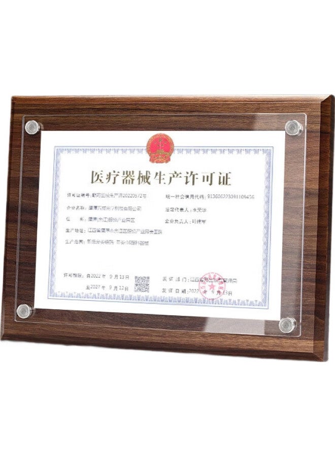 Sunset Red Pure Titanium Presbyopic Glasses For Men High-End Brand Genuine High Definition Blue Light Blocking Glasses For Middle-Aged And Elderly Ultra-Light E138J +2.50 Strength - Image 3