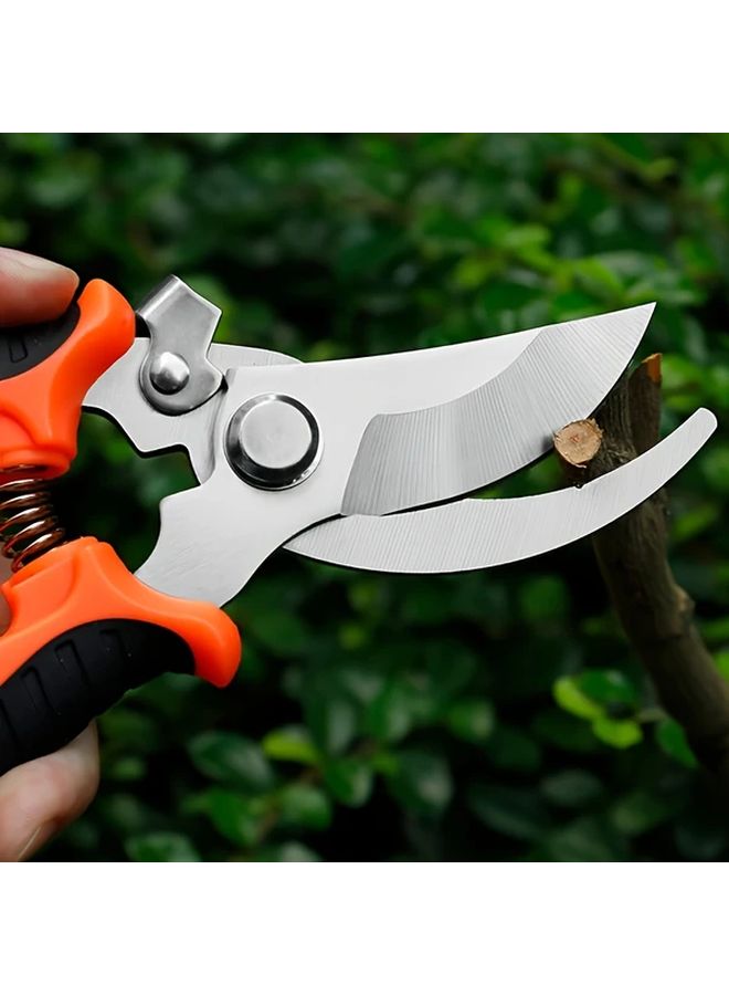 Professional Stainless Steel Pruning Shears Ergonomic Non Slip Handle Random Color - Image 5