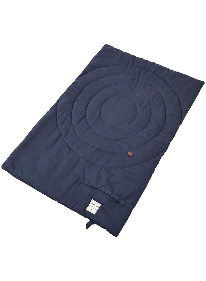 PlentiVive Large Waterproof Outdoor Dog Bed (57"x39"), Portable & Washable Travel Pet Mat for Camping, Foldable Non-Slip Car Seat & Crate Liner for Large Medium Dogs, Includes Carry Bag (Blue) - Image 5
