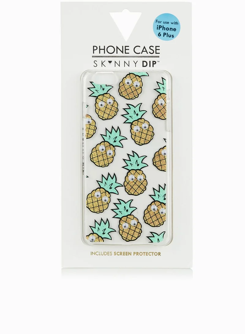 Skinnydip London iPhone 6 Plus Googly Pineapple Cover