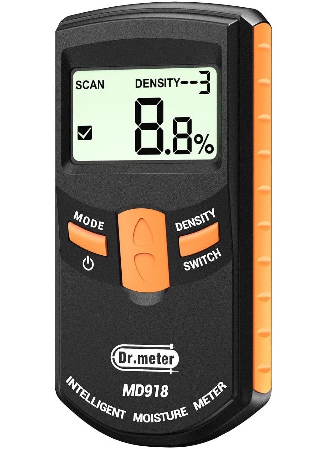 Dr.Meter Dr.meter Pinless Wood Moisture Meter, Upgraded Version Inductive Pinless Tools Intelligent Moisture Meter Digital Moisture Meter for Wood  - Image 1