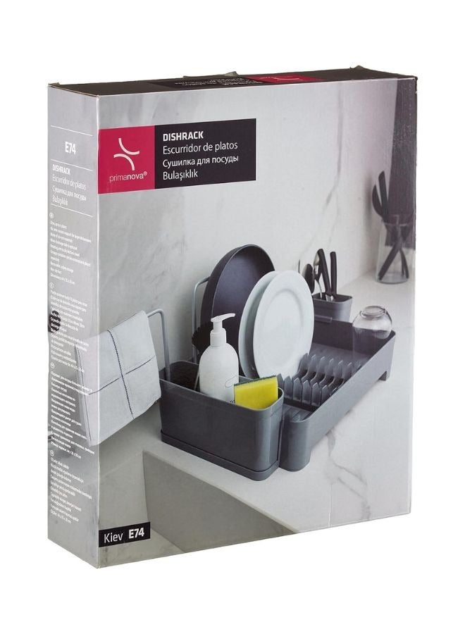 بريمانوفا رف أطباق المطبخ كيف من البلاستيك بريمانوفا 40 x 20 x 35 سم  باللون الاسود - Image 2