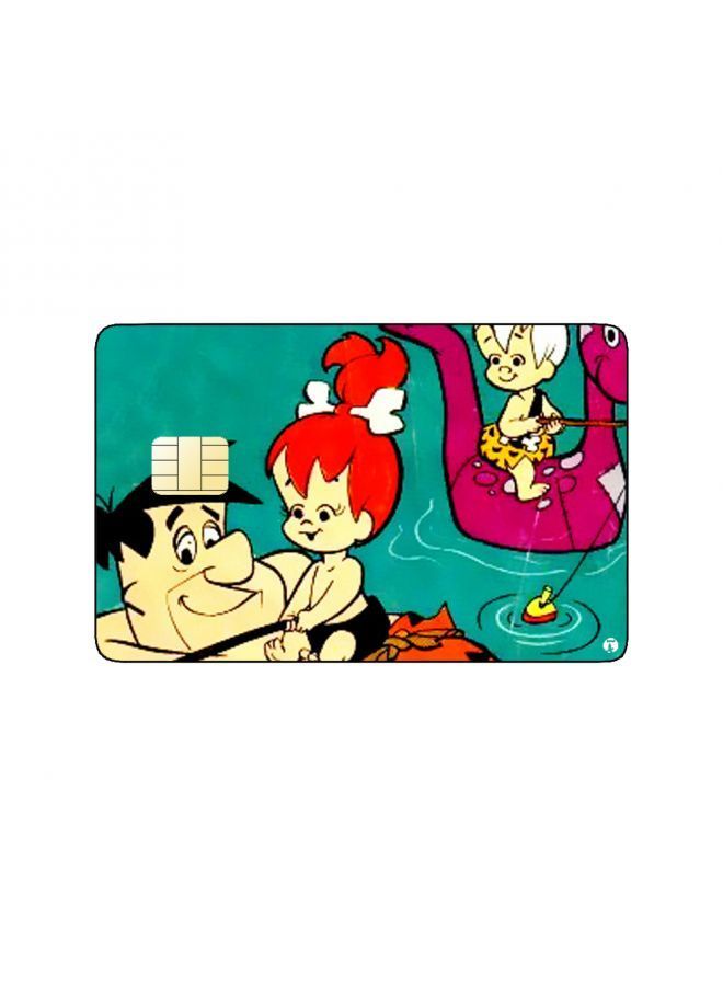 RKN PRINTED BANK CARD STICKER Animation The Flintstones' By Cartoon Network - Image 1