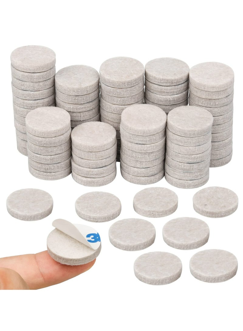 90pcs Furniture Pads Floor Protectors, Self Adhesive Felt Chair Leg Protectors 25mm,5mm Thick Anti Scratch Felt Pads Furniture Feet Pads for Chair, Table, Wardrobe, Sofa - Image 1