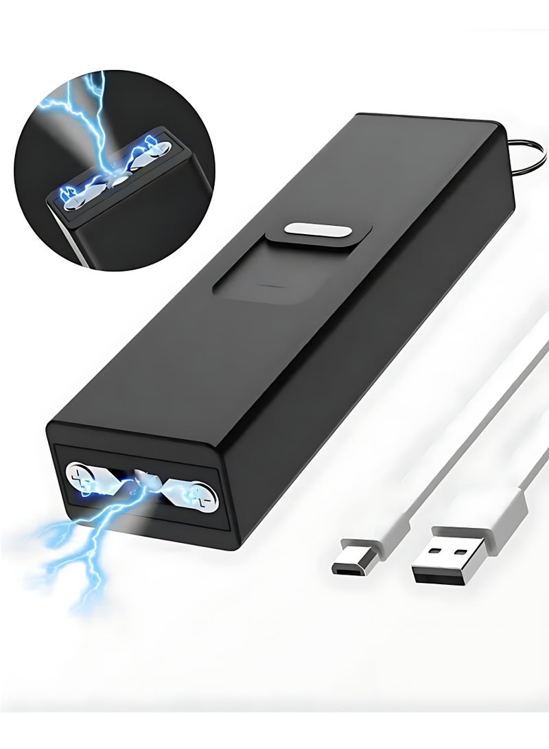 XiaoGiqi MultiFunctional USB Charging LED Flashlight (Black)