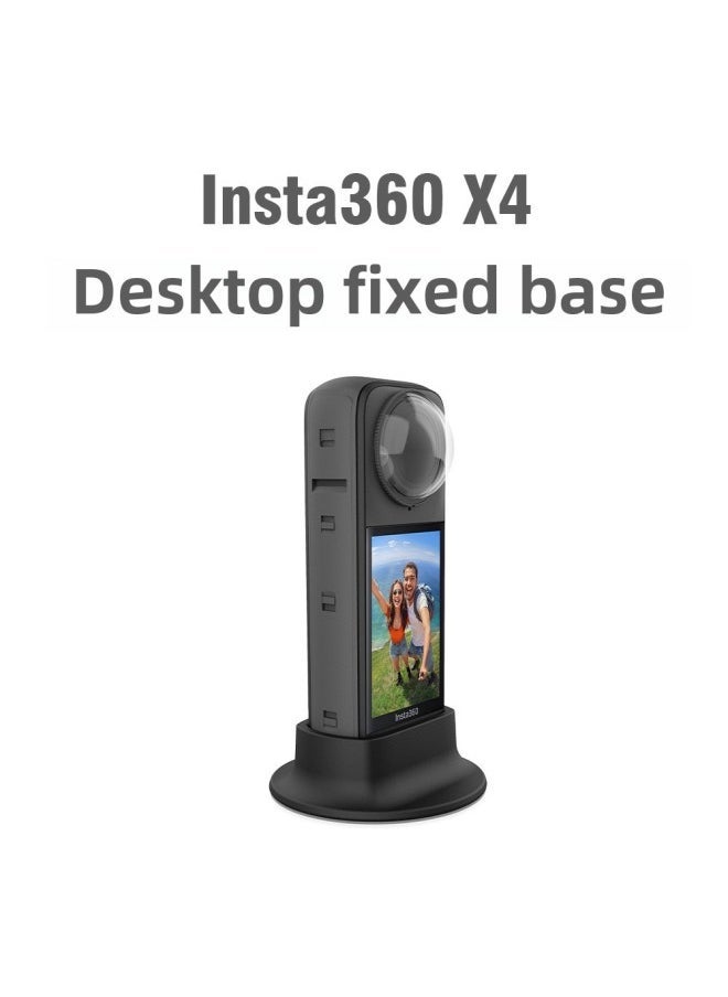 Generic Insta360 X4 Desktop Fixed Base Lens Protective Cover Silicone Cover Soft Rubber Cover Camera Accessories-Color:360X4 Lens Protection Cover - Image 2