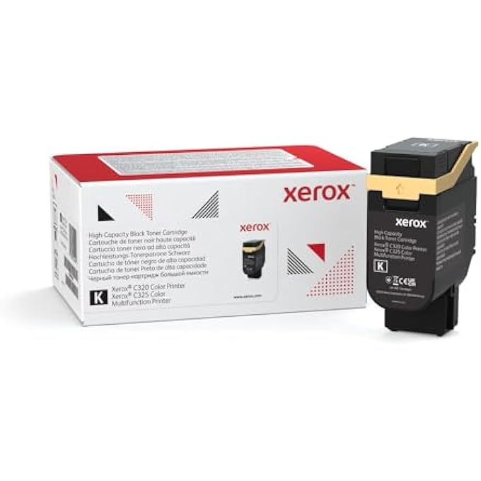 xerox GENUINE C320 / C325 BLACK HIGH CAPACITY TONER CARTRIDGE (8,000 PAGES) - 006R04831 - Image 1
