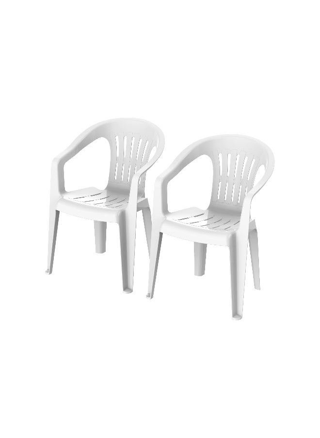 Cosmoplast - Set of 2 Princess Chair (White) - Image 1