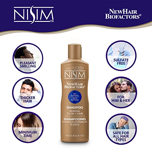 Nisim - Normal to Oily Shampoo No Sulfates 8 oz - Image 5