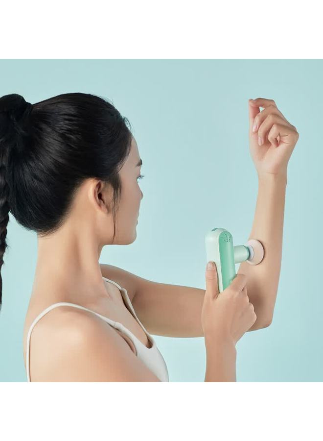 Beoka Mini Massage Gun, Portable Mini Sports Fitness Deep Muscle Relaxation Massager, Gift For Boyfriend Or Girlfriend, New Year Present, S1-lime Sea Salt - Image 4