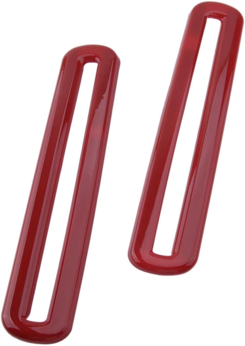 DEMULAX Red Door Air Outlet Vent Trim Cover for Dodge Challenger - Image 1