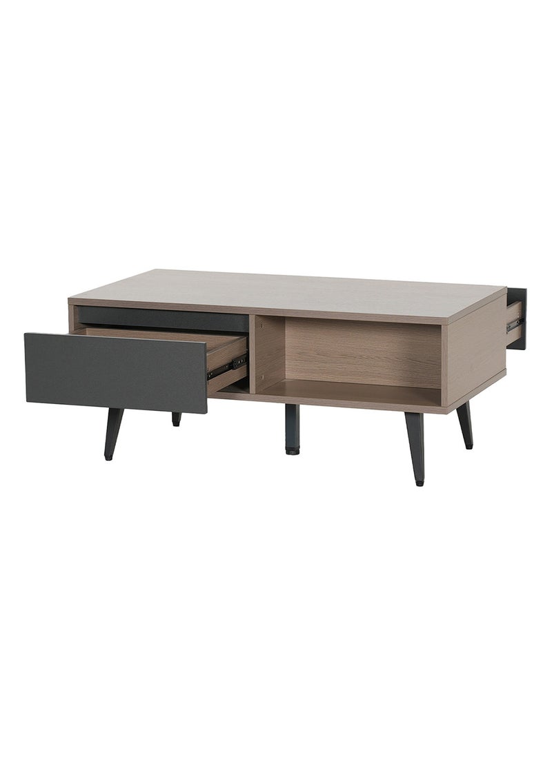 ROYALOAK Dexter Coffee Table | MDF | Melamine Finish | Modern Design | Telescopic Channel | Ample Storage | Engineered Wood | Multifunctional Coffee Table | Coffee Table for Living Room | Coffee Table for Room  - Image 4