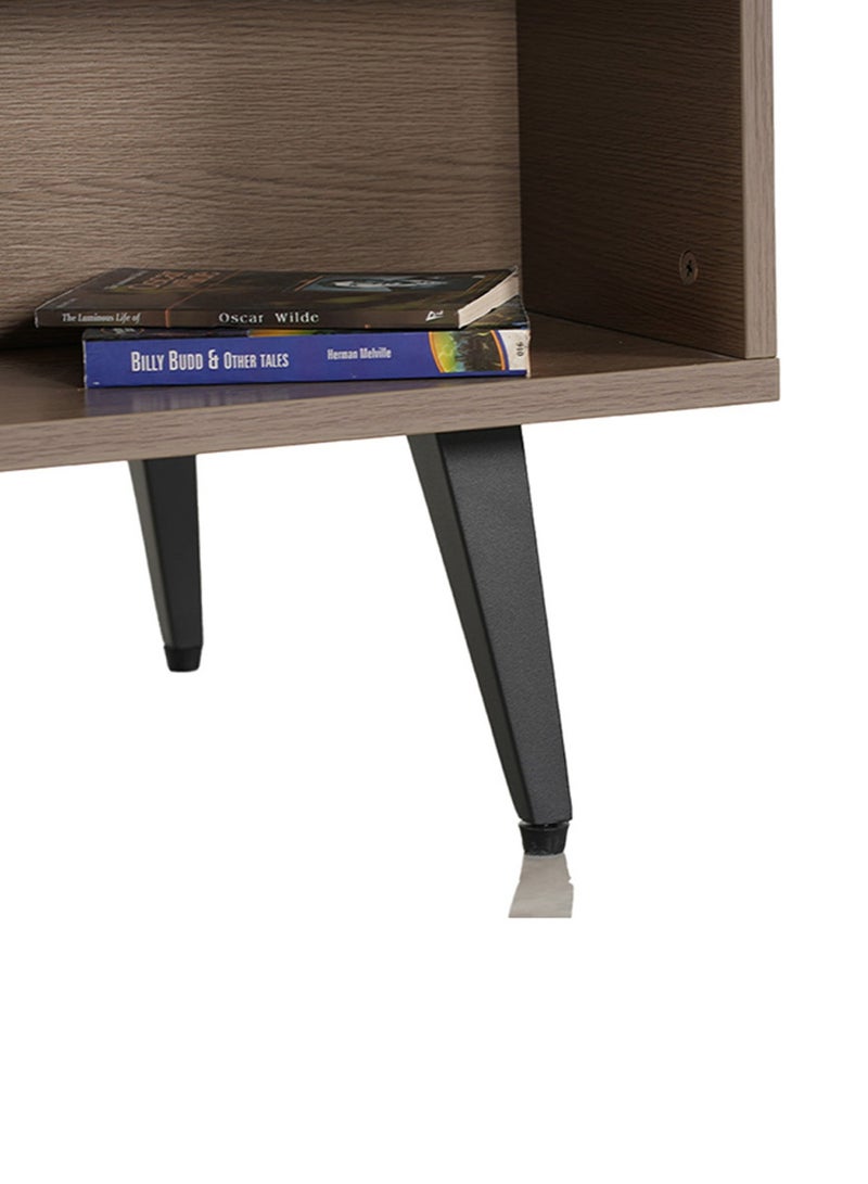 Dexter Coffee Table | MDF | Melamine Finish | Modern Design | Telescopic Channel | Ample Storage | Engineered Wood | Multifunctional Coffee Table | Coffee Table for Living Room | Coffee Table for Room