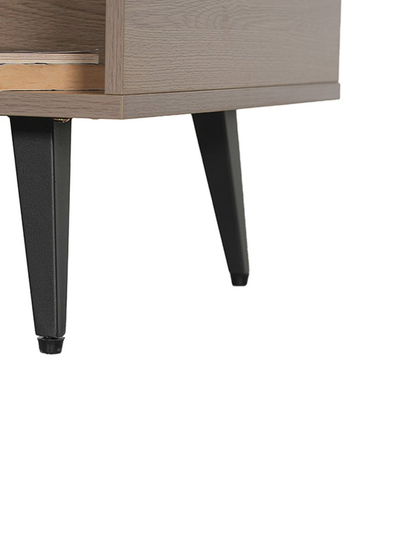 Dexter Coffee Table | MDF | Melamine Finish | Modern Design | Telescopic Channel | Ample Storage | Engineered Wood | Multifunctional Coffee Table | Coffee Table for Living Room | Coffee Table for Room