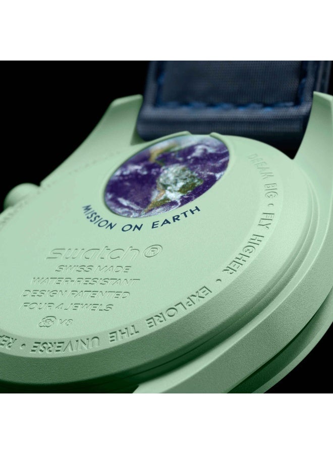 سواتش Swatch X Bioceramic SO33G100 Moonswatch Mission On Earth - Image 5