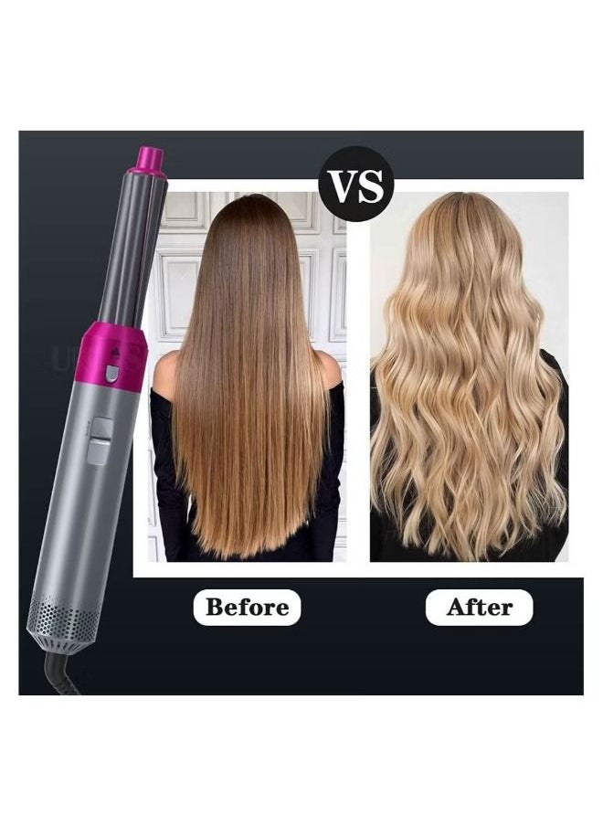 ACLIX 5 in 1 Hot Air Styler Curler Brush Negative Ionic Hair Straightener Hot Air Styler Hair Brush Curl & Styler Hair Dryer Comb Ideal Curly Hair  - Image 4