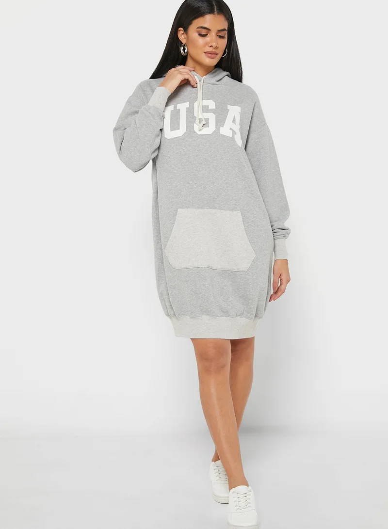 POLO RALPH LAUREN Pocket Detail Graphic Hoodie