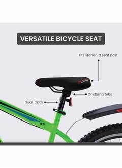ENDLESS  Endless EL1045 Sleek Cycle Seat with Red Reflective Safety Strip | Black | Material : PU | Universal Memory Foam Seat with Breathable, Shock Absorbing and Waterproof Bike Saddle for All Type of Bikes  - Image 5