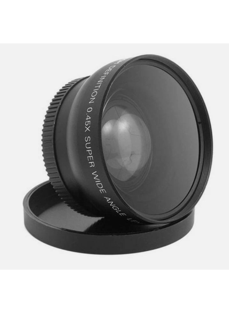 0.45X Wide Angle Lens with MACRO for Canon Nikon 52mm DSLR& Digital Camera - Image 1