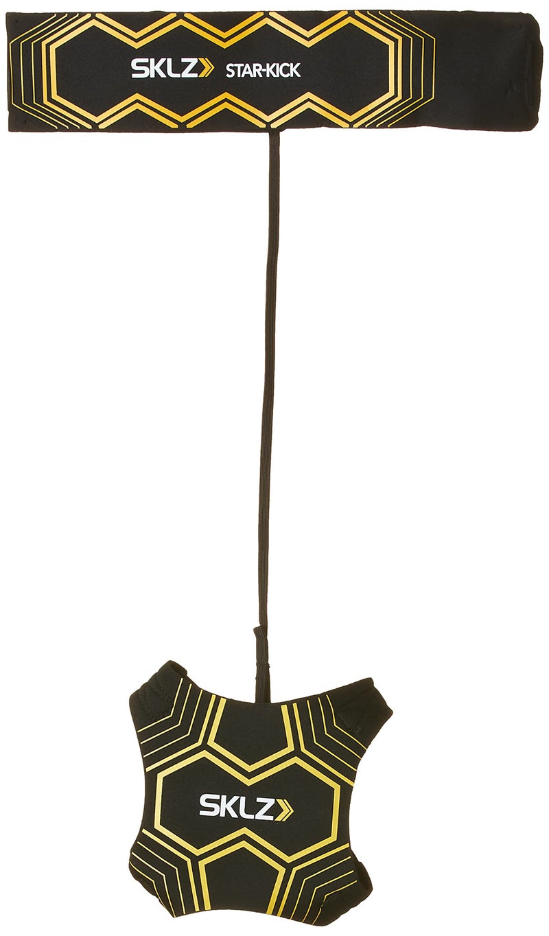 SKLZ Star-Kick Hands-Free Adjustable Solo Soccer Trainer - Fits Ball Sizes 3, 4, and 5 (Black) - Image 1