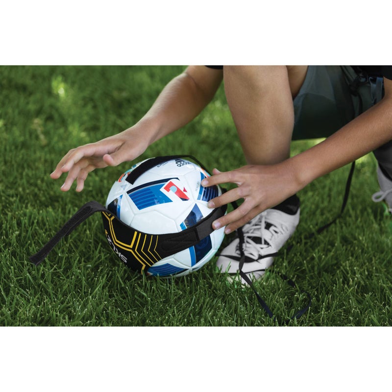 SKLZ Star-Kick Hands-Free Adjustable Solo Soccer Trainer - Fits Ball Sizes 3, 4, and 5 (Black) - Image 2