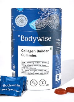 Be Bodywise Be Bodywise Vegan Collagen Builder Gummies(115mg) With Vitamin C, Glutathione & Hyaluronic Acid 60 Day Pack  - Image 1
