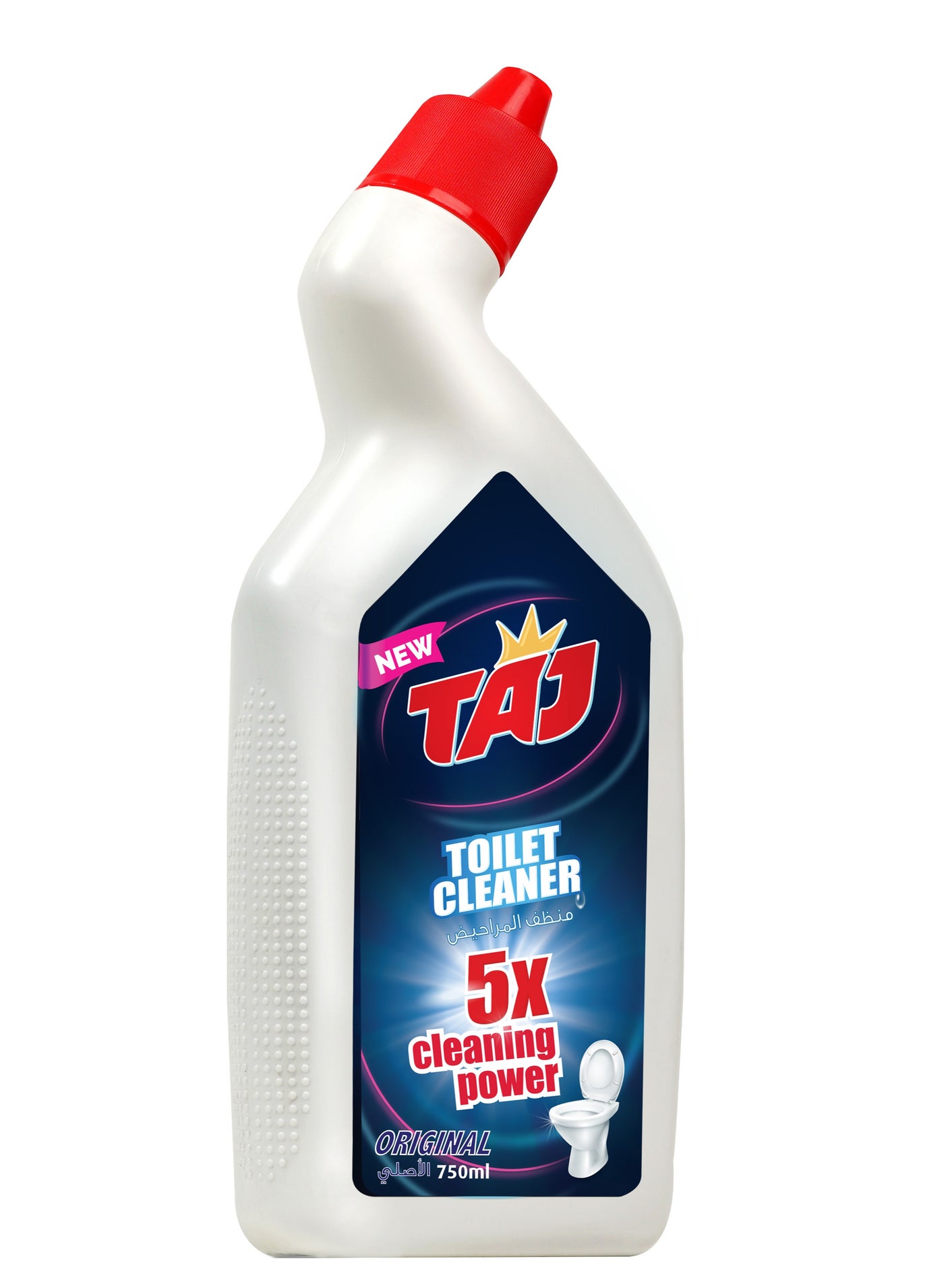 Taj Toilet Cleaner Original - Powerful Bathroom Cleaning Solution, Stain Remover, and Disinfectant for Sparkling Clean Toilets - 750g
