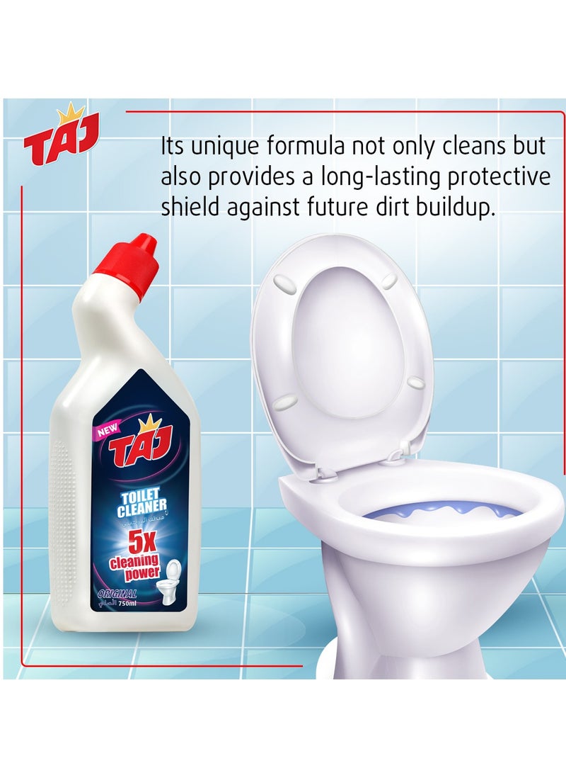 Taj Toilet Cleaner Original - Powerful Bathroom Cleaning Solution, Stain Remover, and Disinfectant for Sparkling Clean Toilets - 750g - Image 3