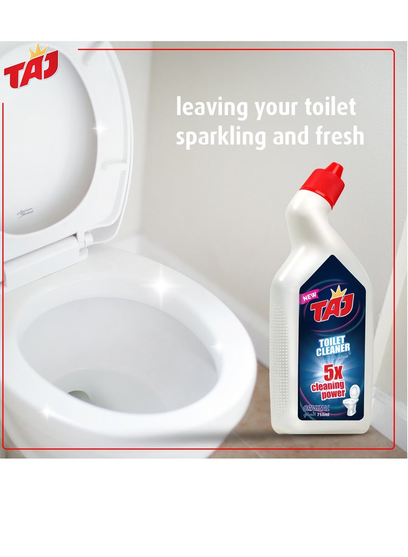 Taj Toilet Cleaner Original - Powerful Bathroom Cleaning Solution, Stain Remover, and Disinfectant for Sparkling Clean Toilets - 750g - Image 4