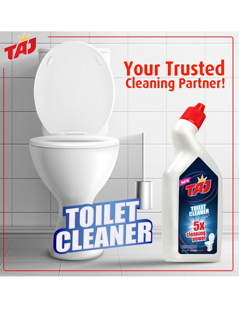 Taj Toilet Cleaner Original - Powerful Bathroom Cleaning Solution, Stain Remover, and Disinfectant for Sparkling Clean Toilets - 750g - Image 5