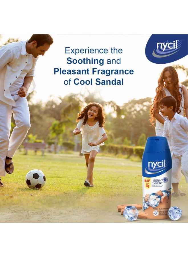 Nycil Germ Expert Cooling Talc - Cool Sandal 150 g (Get 25% Extra) - Image 3
