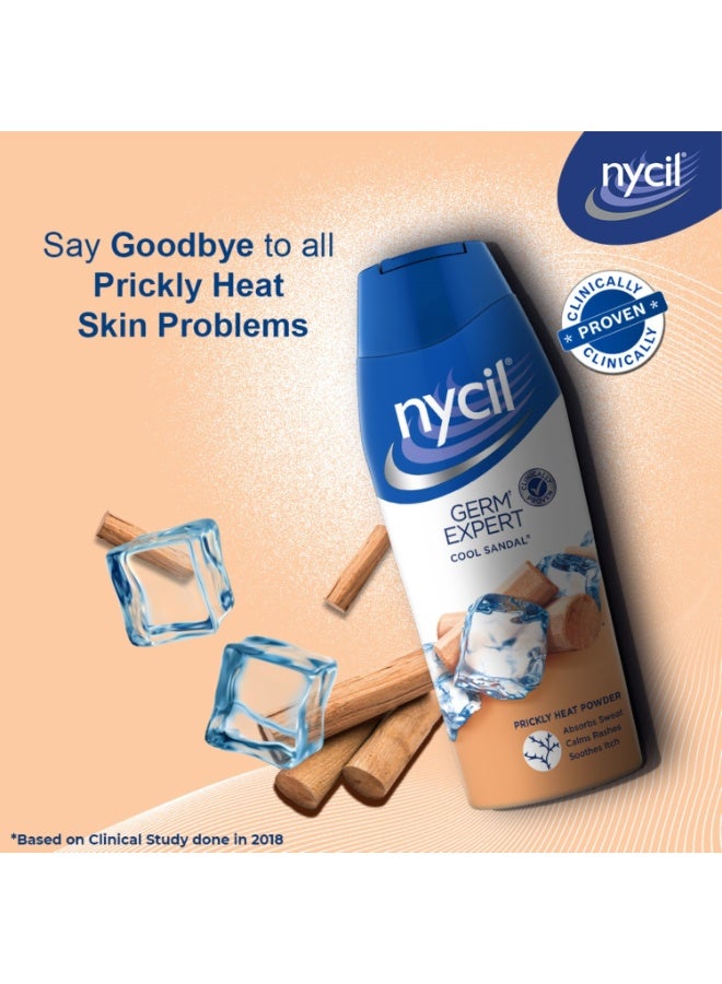 Nycil Germ Expert Cooling Talc - Cool Sandal 150 g (Get 25% Extra) - Image 4