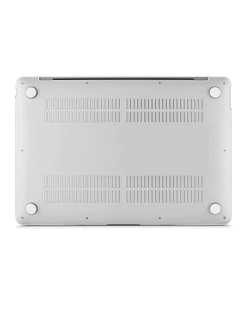 Ntech - Ntech MacBook Air 13 inch Plastic Hard Shell Case and Keyboard Cover Skin 2022 2021 2020 2019 2018 Release A2337 M1 A2179 A1932 Retina Display with Touch ID ( White ) - Image 1