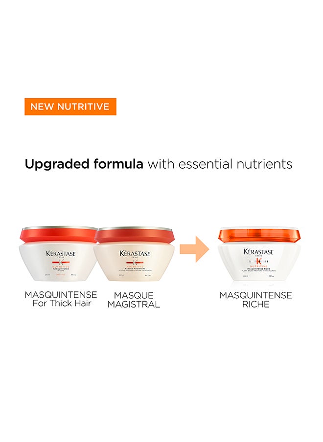 KERASTASE Nutritive Masquintense Riche Hair Mask For Thick Dry Hair 200Ml  - Image 4