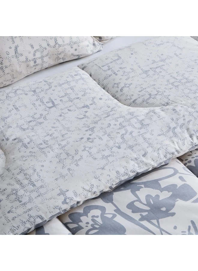 Home Box Aurora Heya 5-Piece Printed Cotton King Comforter Set 240 x 220 cm
