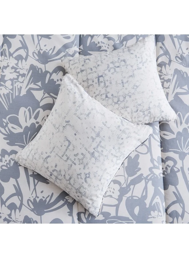 Home Box Aurora Heya 5-Piece Printed Cotton King Comforter Set 240 x 220 cm