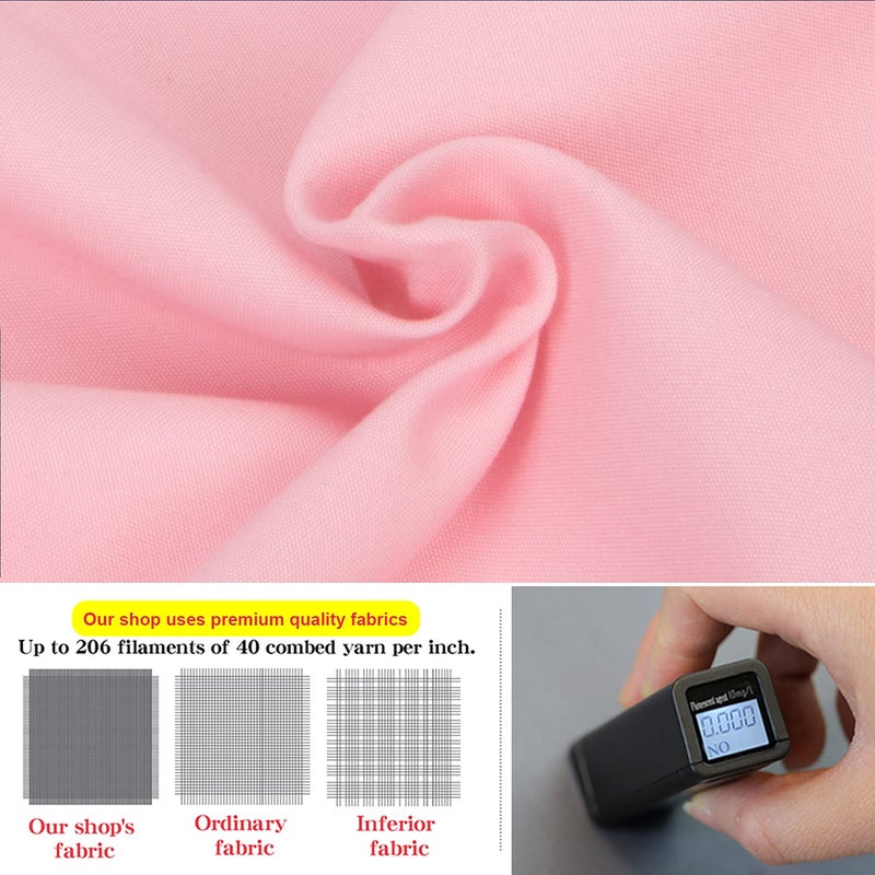 NTBAY Twin Fitted Sheet Only - Brushed Microfiber Deep Pocket Fitted Sheet - Soft, Wrinkle-Free, Fade-Resistant, Stain-Resistant, Hotel Quality Fitted Bed Sheet, Pink - Image 3